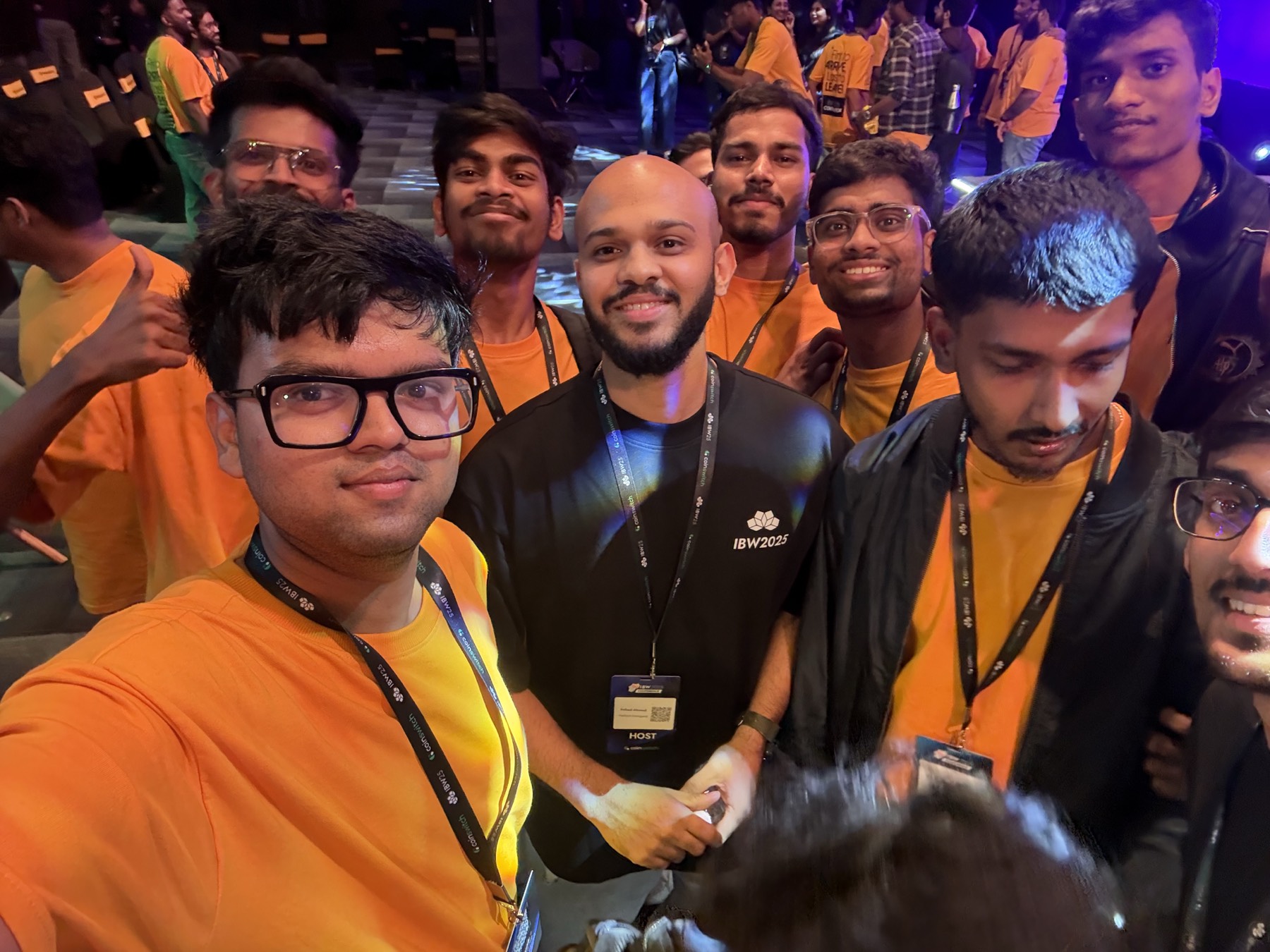 Somesh with fellow hackathon participants